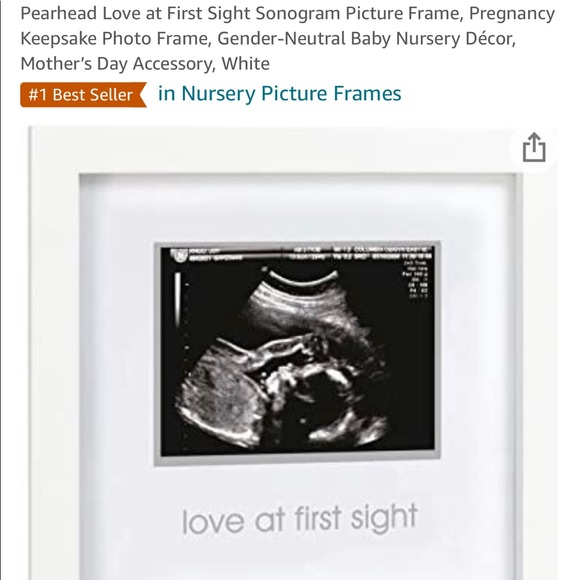Pearhead Sonogram Frame New In Box - Picture 2 of 2